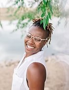 Smiling course facilitator